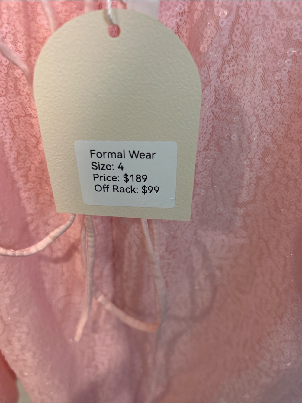 Happy Times Pink Sequin Lace-Up Back Mini Dress Size 4 NWT Party Homecoming - Picture 7 of 8